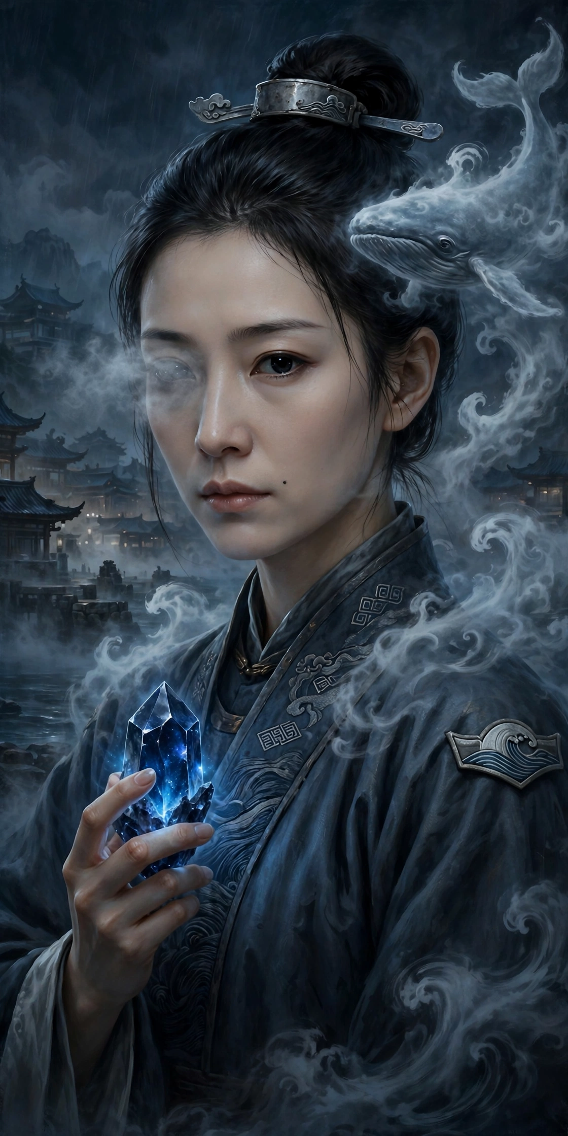 验潮官江蘅肖像